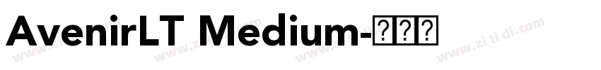 AvenirLT Medium字体转换